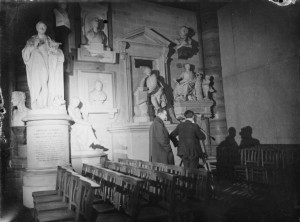 Poets_Corner_at_Westminster_Abbey,_London,_England,_January_1941_D1851