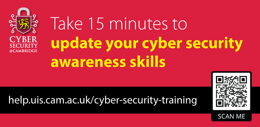 Take 15 Minutes to update your Cyber Security Awareness Skills