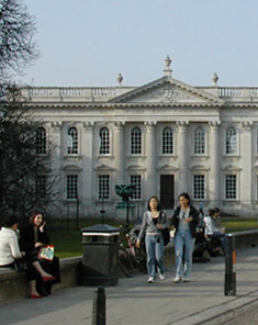 People walking on King's Parade