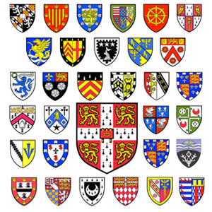 Picure of Cambridge and Cambridge Colleges Crests