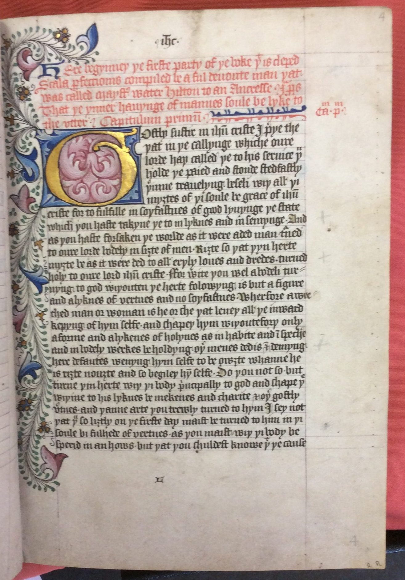 Cambridge University Library, MS Ee. 4.30, fol. 4r. Copyright Cambridge University Library