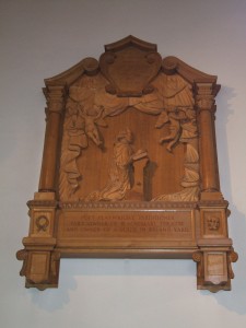 Shakespeare memorial, St Andrew by the Wardrobe Parish Church