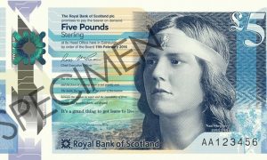 Image credit: Nan Shepherd on £5 note http://www.theguardian.com/books/2016/apr/25/nan-shepherd-first-woman-scottish-bank-note