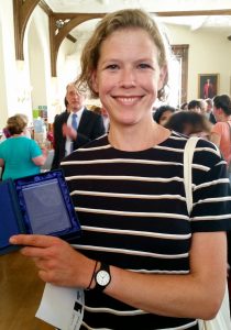 Dr Hazel Wilkinson at the Awards Ceremony on 20th June 2016.