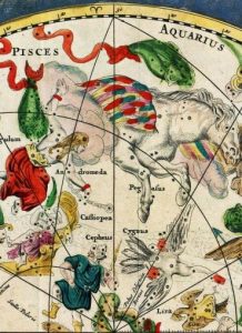 Image credit: detail from Celestial map from the 17th century, by the Dutch cartographer Frederik de Wit via Wikicommons 