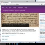 medieval studies webpage