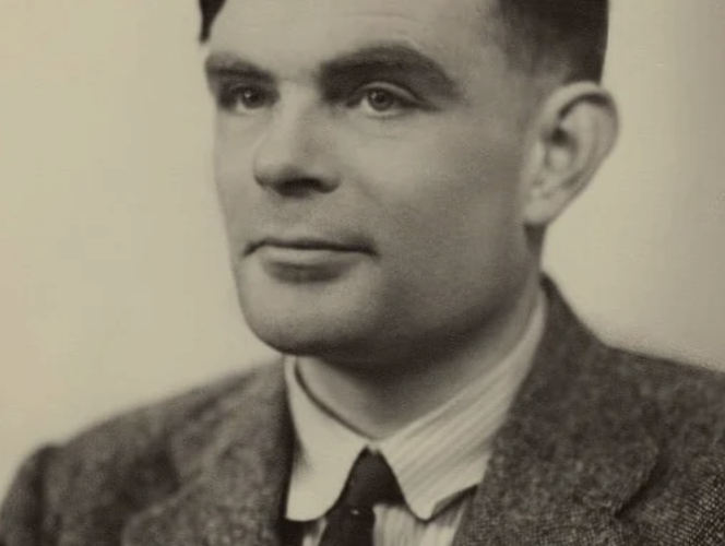 Alan Turing on 29th March 1951. Bromide print by Elliott & Fry. © National Portrait Gallery, London