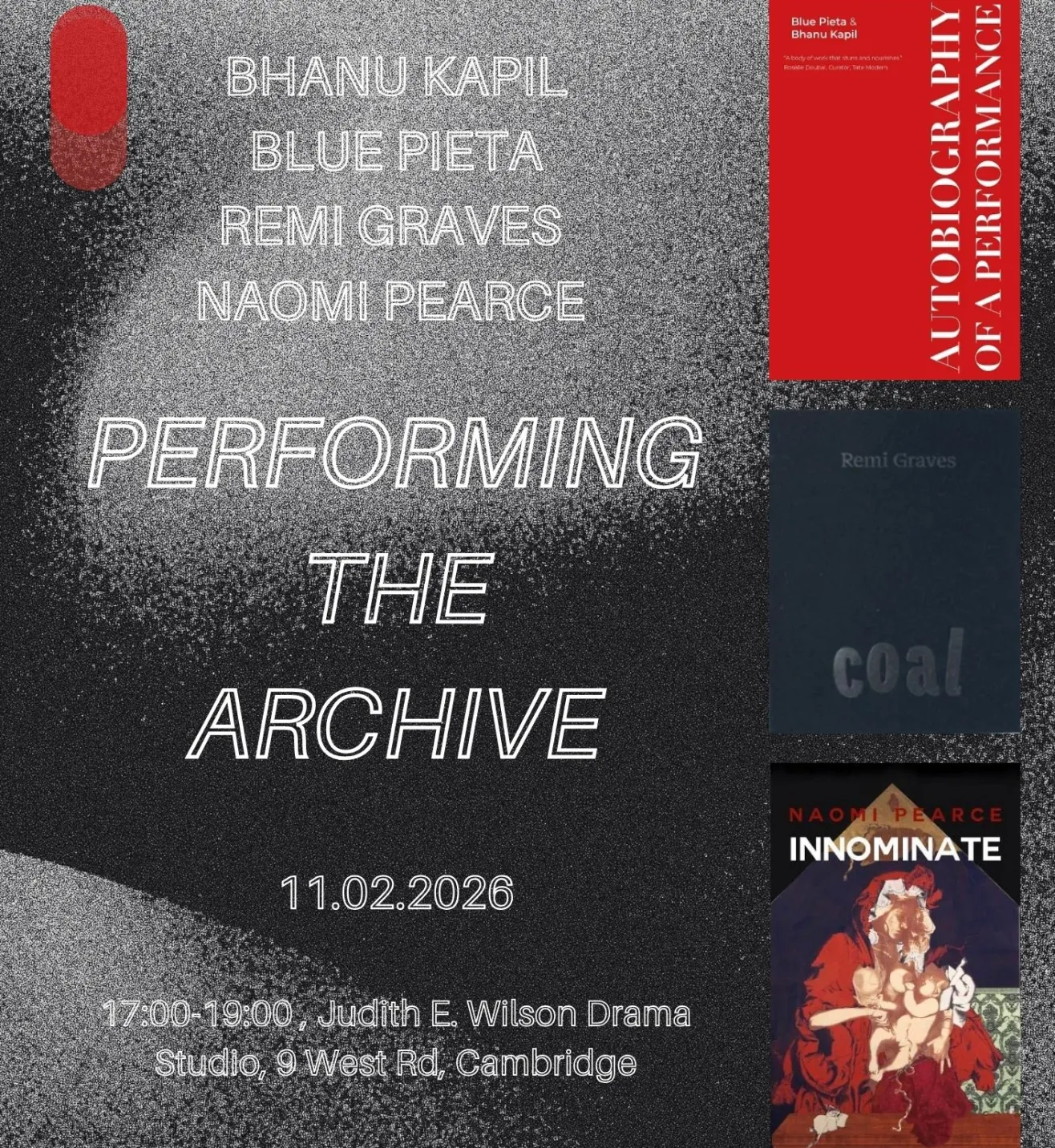 poster for Performing the Archive