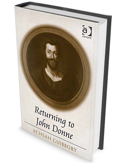 Cover image: Returning to John Donne by Achsah Guibbory