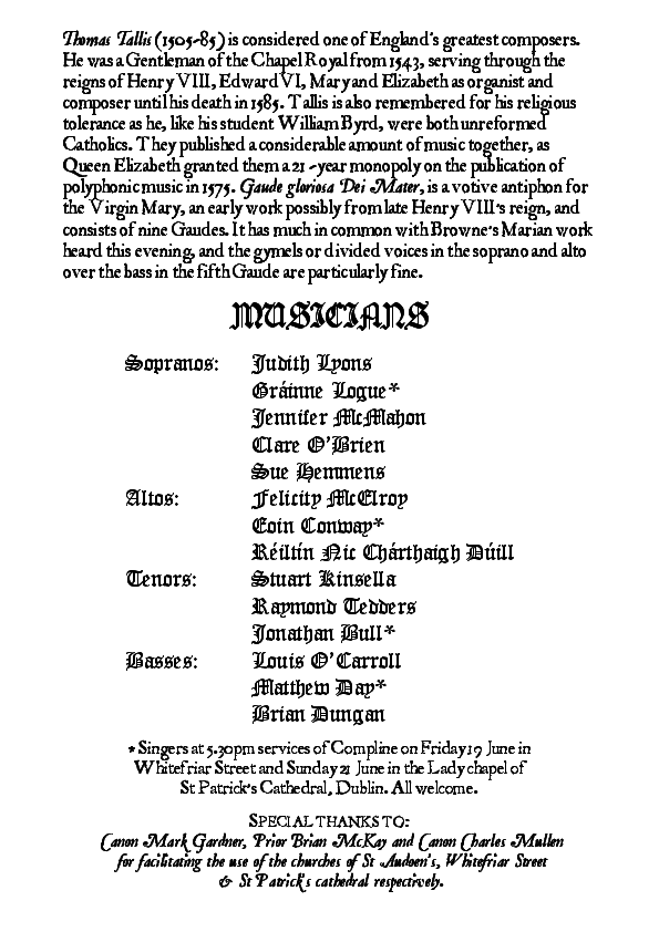 Image 4 from concert program